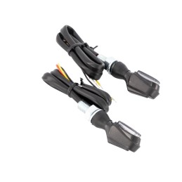 Clignotants LED Highway Hawk "Heat" noir - H68-7201B - 4