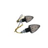 Clignotants LED Highway Hawk "Arrow" noir (2pcs) homologué E-mark - M10 - H68-9281 - 1