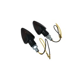 Clignotants LED Highway Hawk "Arrow" noir (2pcs) homologué E-mark - M10 - H68-9281 - 4