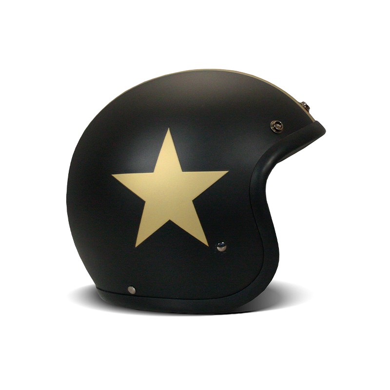 Casque jet DMD Vintage Star Gold - 1