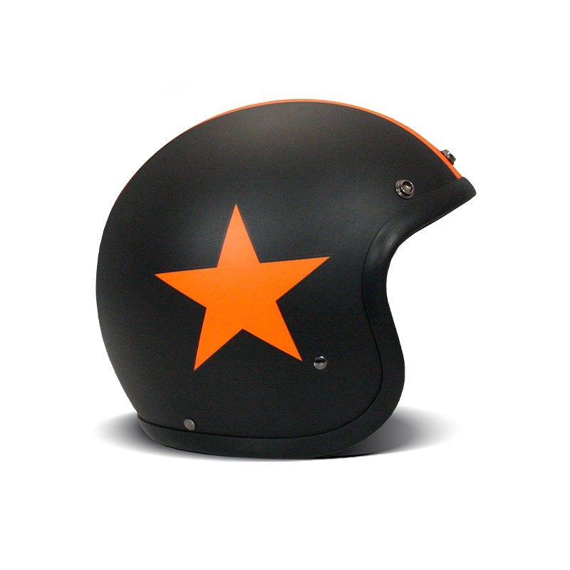 Casque jet DMD Vintage Star Orange - 1