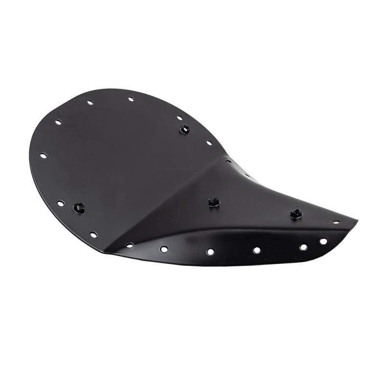 Socle en acier noir Highway Hawk "small" pour selle solo - H53-350 - 1