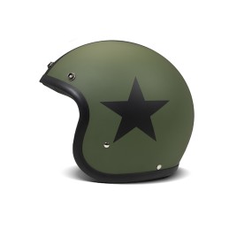 Casque jet DMD Vintage Star Green - 3