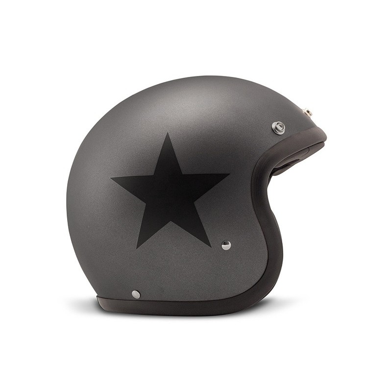 Casque jet DMD Vintage Star Grey - 1