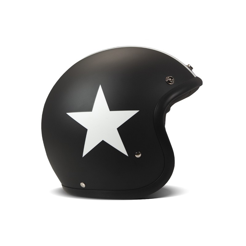 Casque jet DMD Vintage Star Black - 1