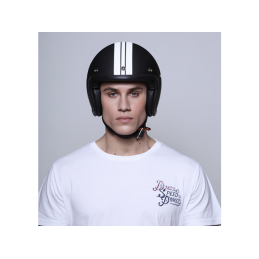 Casque jet DMD Vintage Star Black - 4