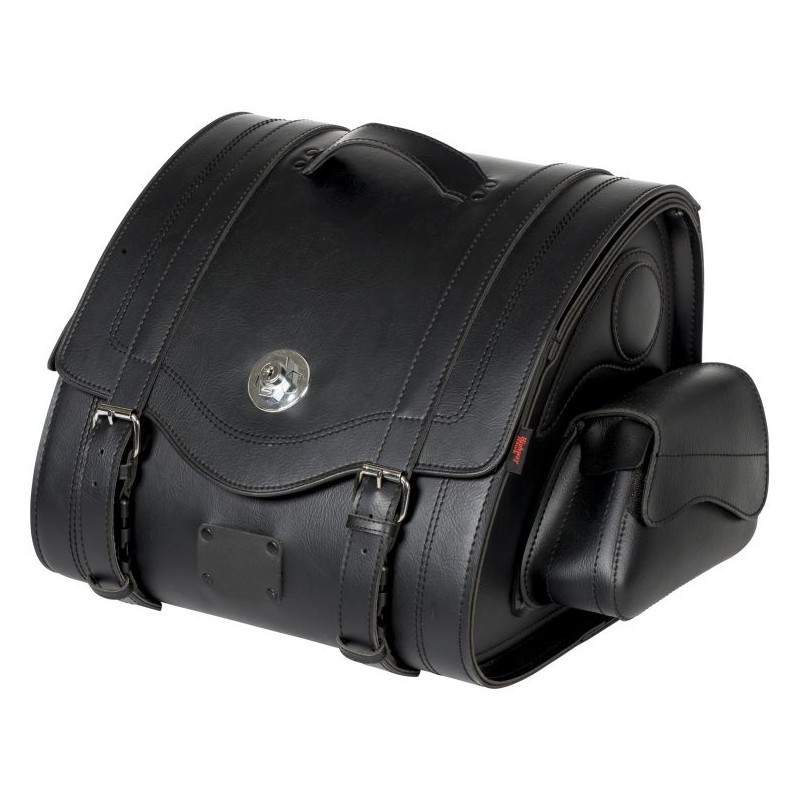 Valise Top Case en simili cuir Highway Hawk "Memphis small" - 47 litres - 1 - H02-2820