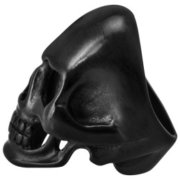 Bague ACIER - Big Black Skull - 3 - BA108