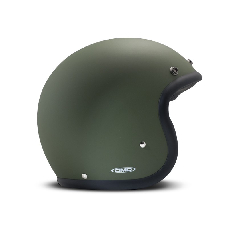 Casque jet DMD Vintage Matt Green - 1