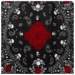 Foulard Tête de mort - Paisley - 3 - CJ095