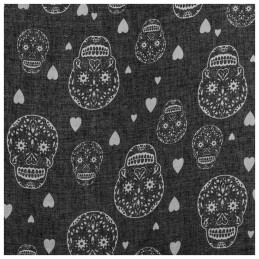 Foulard tête de mort - Mexican Heart - 3 - ARF159