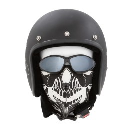 Masque moto Highway Hawk - Skull Black - 1 - H02-650