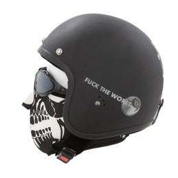 Masque moto Highway Hawk - Skull Black - 2 - H02-650