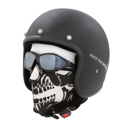 Masque moto Highway Hawk - Skull Black - 3 - H02-650