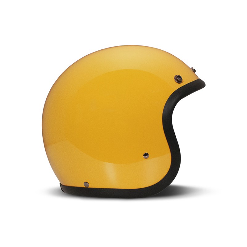 Casque jet DMD Vintage Yellow - 1