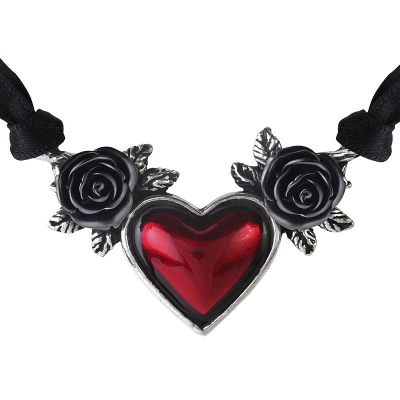 Pendentif Alchemy avec ruban  - Blood Heart - 1 - CMT124 - P746