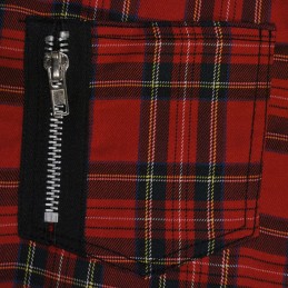 Pantalon Femme BANNED - Red Scott Tartan - 2 - FUT65