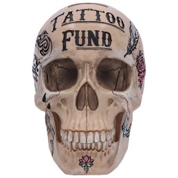 Crâne tirelire DARK DÉCO - Tattoo Natural Skull - 4 - NE544