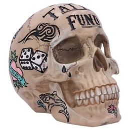 Crâne tirelire DARK DÉCO - Tattoo Natural Skull - 2 - NE544