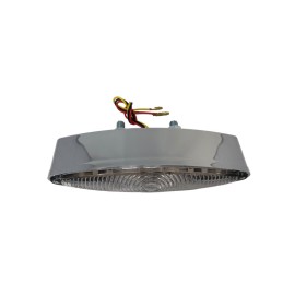 Feu arrière Highway Hawk "Tech Glide" chromé à LED - H68-3364 - 2