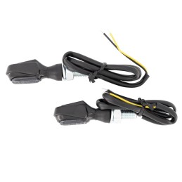 Clignotants LED Highway Hawk "Heat" noirs (2pcs) - H68-7200B - 3