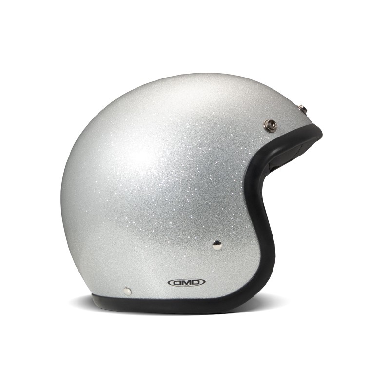 Casque jet DMD Vintage Glitter Silver - 1