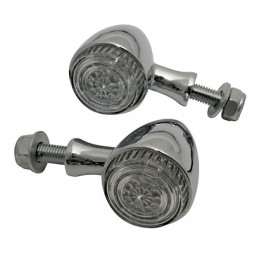 Clignotants LED Highsider "Colorado" chromés (2pcs) - HH203-200 - 2