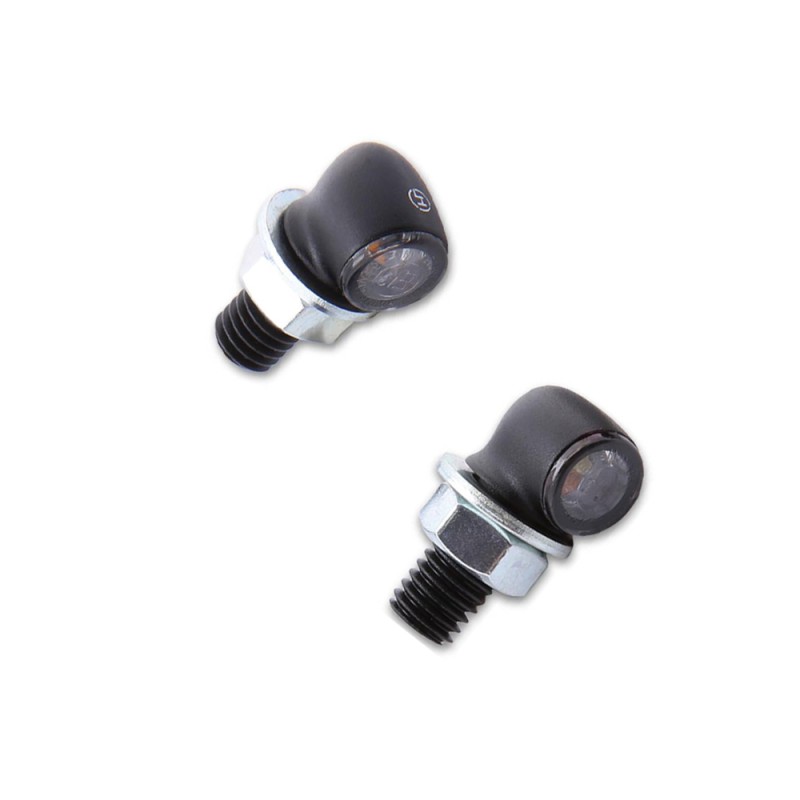Clignotants LED Highsider "Proton 2" noirs (2pcs) - PW204-540 - 1 Clignotants LED Highsider "Proton 2" noirs (2pcs) - PW204-540 - 1