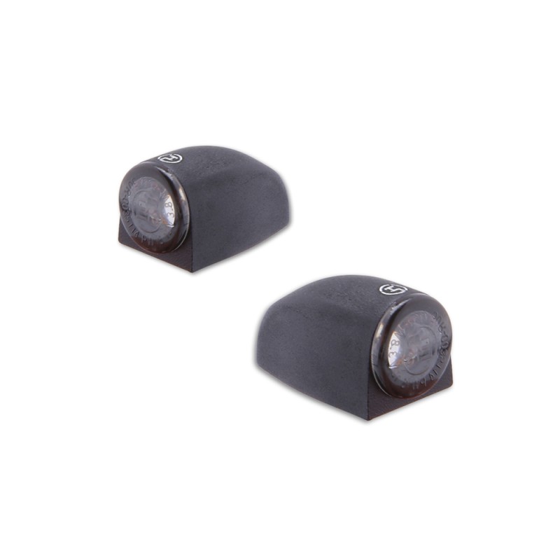 Clignotants LED Highsider "Proton 3" noirs (2pcs) - PW204-545 - 1