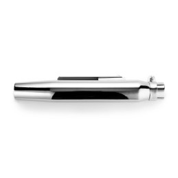 Silencieux d'échappement universel Highway Hawk "Tapered" chrome - H65-933 - 3