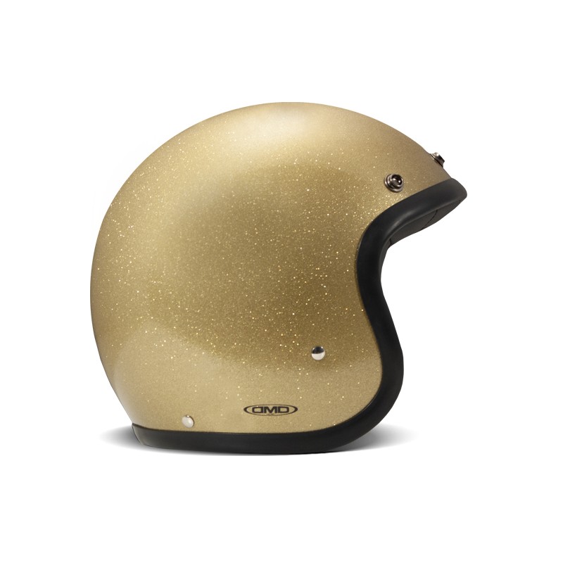 Casque jet DMD Vintage Glitter Gold - 1