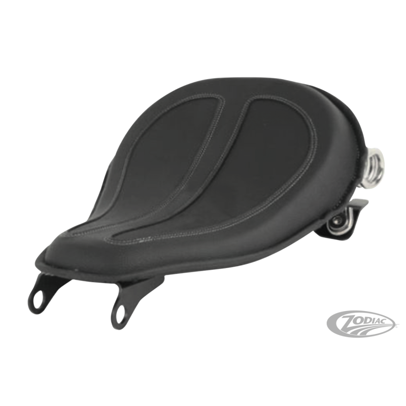 Selle solo à ressorts C.C. Rider noire pour Sportster - 770831