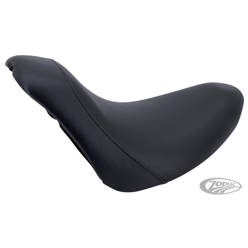 Selle solo Wyatt Gatling en simili cuir noir pour Softail - 789608 - 1