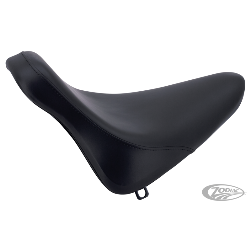 Selle solo Wyatt Gatling en simili cuir noir pour Softail - 789607 - 1