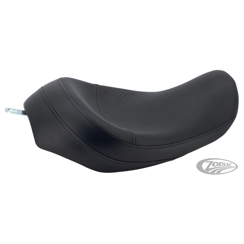 Selle solo Wyatt Gatling en simili cuir noir pour Dyna - 789613 - 1