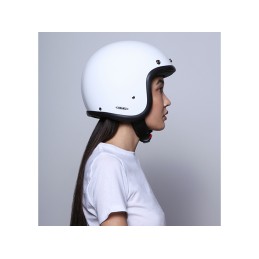 Casque jet DMD Vintage Solid White - 3