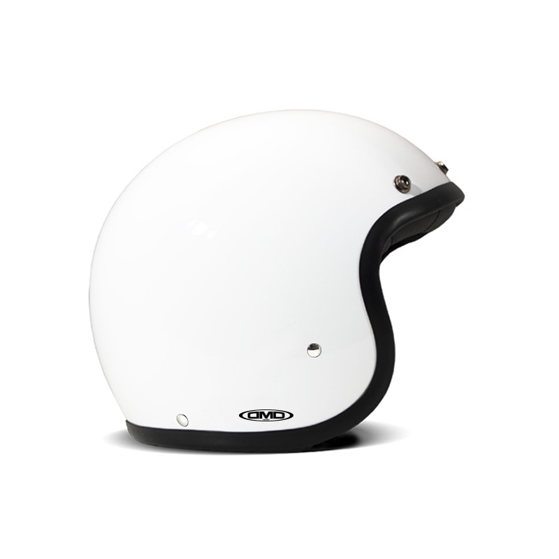 Casque jet DMD Vintage Solid White - 1