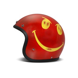 Casque jet DMD Vintage Smile Red - 3