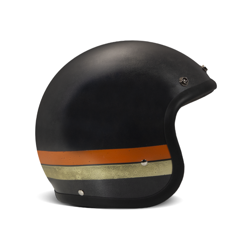 Casque jet DMD Vintage Goldie Black - 1