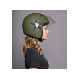 Casque jet P1 DMD Star Green - 9