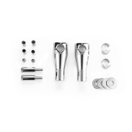 Risers Highway Hawk Round 100mm M10 - Chrome - H56-0042 - 3