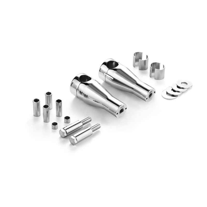 Risers Highway Hawk Round 100mm M10 - Chrome - H56-0042 - 1